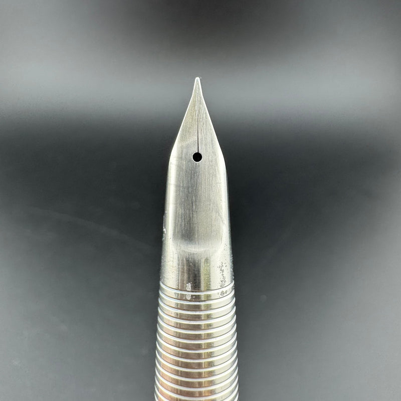Pilot Murex MR Brushed Stainless Steel Fountain Pen Steel Fine Nib Dec 1979
