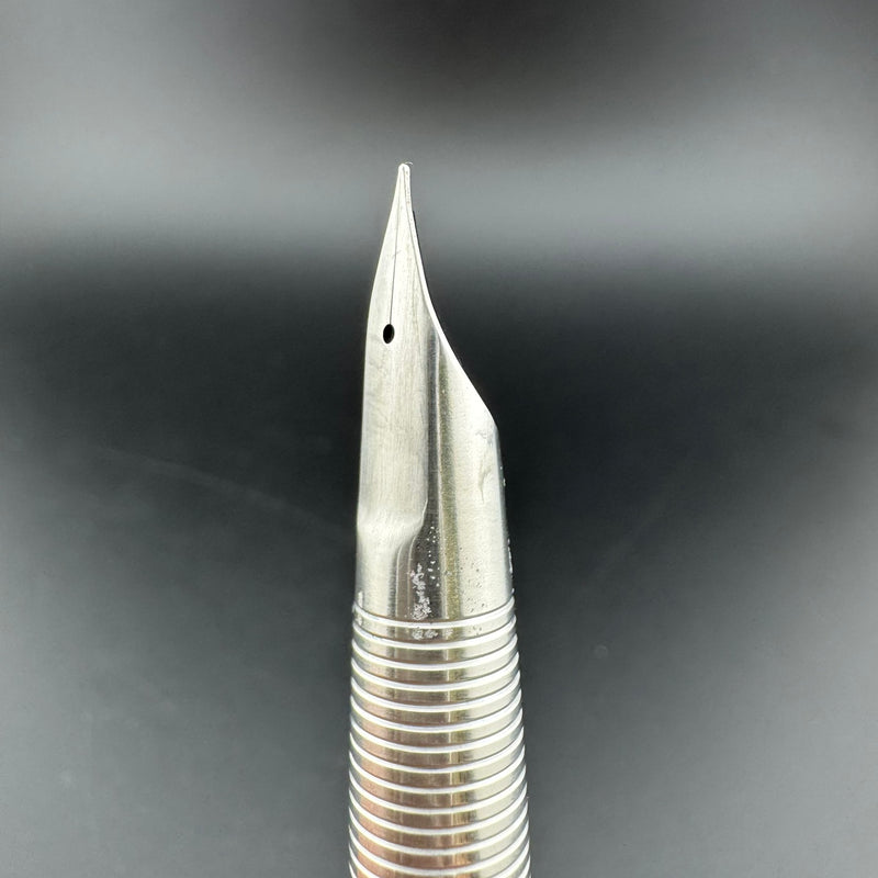 Pilot Murex MR Brushed Stainless Steel Fountain Pen Steel Fine Nib Dec 1979