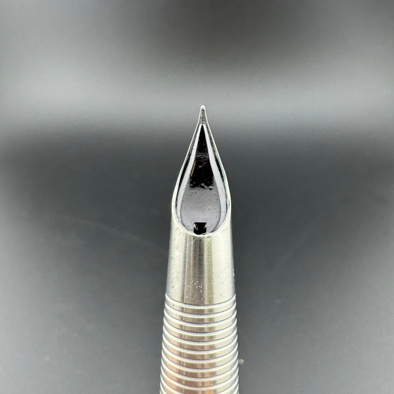 Pilot Murex MR Brushed Stainless Steel Fountain Pen Steel Fine Nib Dec 1979