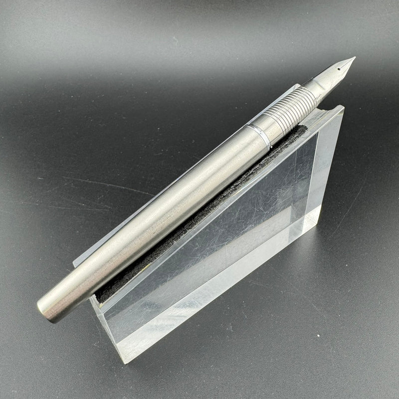 Pilot Murex MR Brushed Stainless Steel Fountain Pen Steel Fine Nib Dec 1979