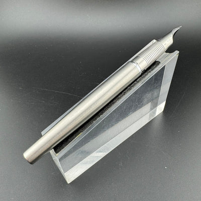 Pilot Murex MR Brushed Stainless Steel Fountain Pen Steel Fine Nib Dec 1979