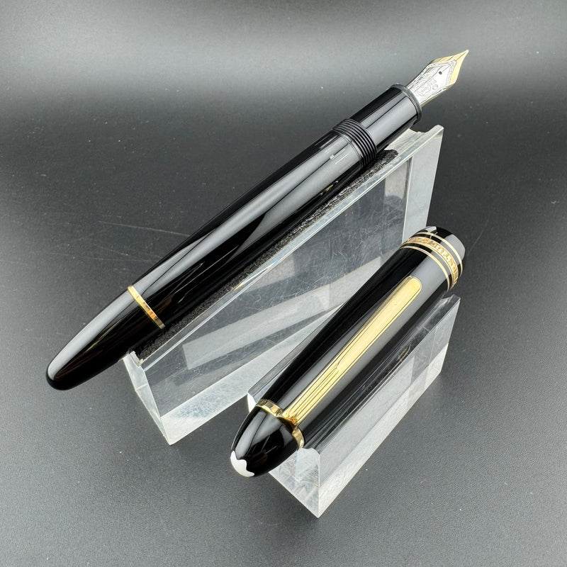 Montblanc Meisterstück No. 146 Fountain Pen 14K Gold Fine Nib Serviced