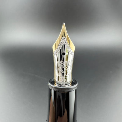 Montblanc Meisterstück No. 146 Fountain Pen 14K Gold Fine Nib Serviced