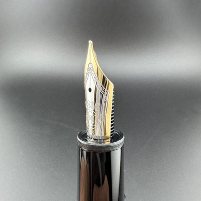 Montblanc Meisterstück No. 146 Fountain Pen 14K Gold Fine Nib Serviced
