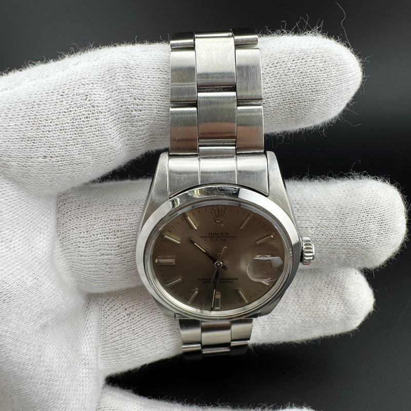 Rolex Oyster Perpetual Date REF. 1500 Taupe Dial Automatic Watch