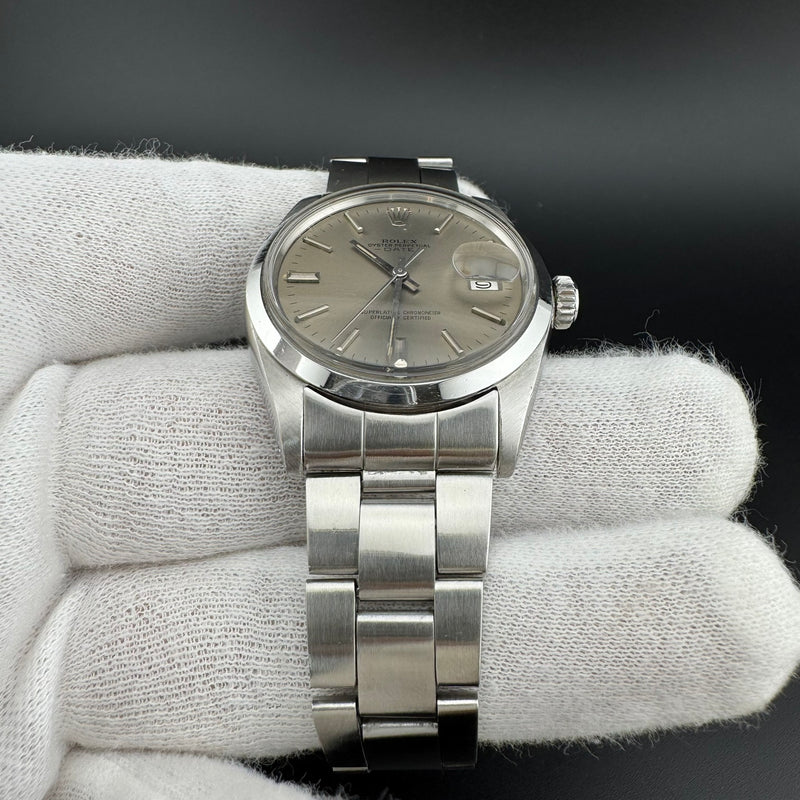 Rolex Oyster Perpetual Date REF. 1500 Taupe Dial Automatic Watch