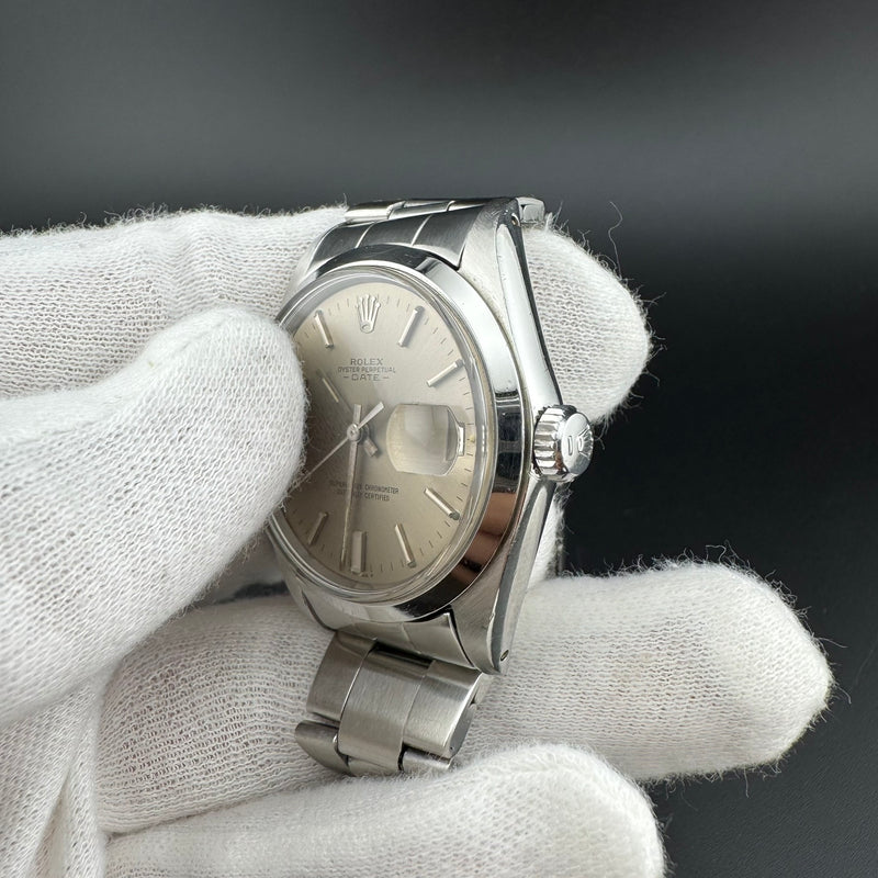 Rolex Oyster Perpetual Date REF. 1500 Taupe Dial Automatic Watch