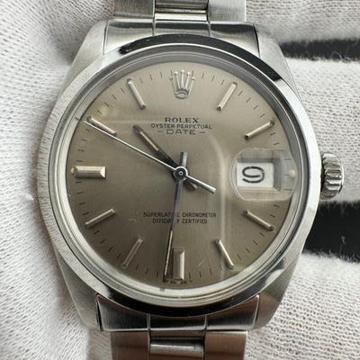 Rolex Oyster Perpetual Date REF. 1500 Taupe Dial Automatic Watch