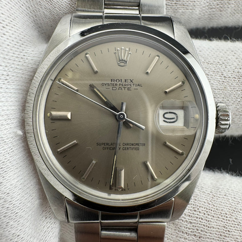 Rolex Oyster Perpetual Date REF. 1500 Taupe Dial Automatic Watch
