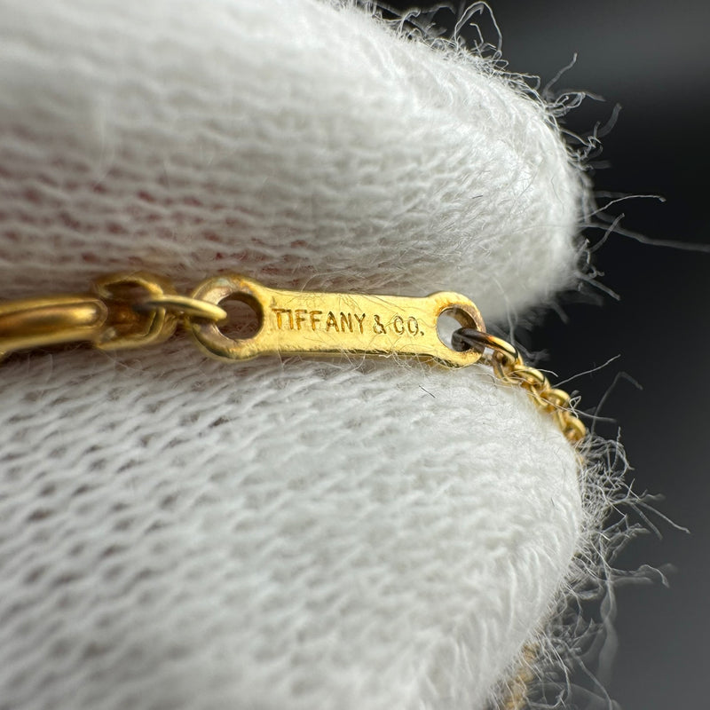Tiffany & Co. Elsa Peretti 18K Gold Diamond Necklace