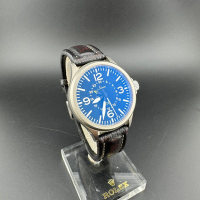 Sinn 856 UTC GMT Men's Automatic Pilot Watch w/ Box & Card