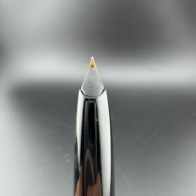 Montblanc No. 24 Black Resin Fountain Pen 14C Gold Extra Fine Nib Serviced
