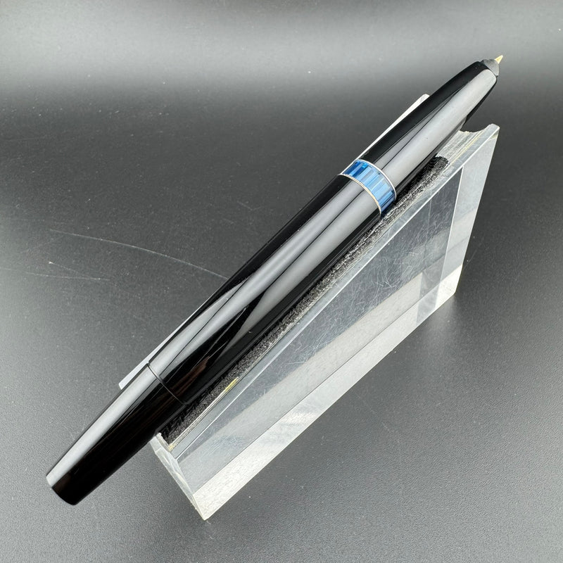 Montblanc No. 24 Black Resin Fountain Pen 14C Gold Extra Fine Nib Serviced