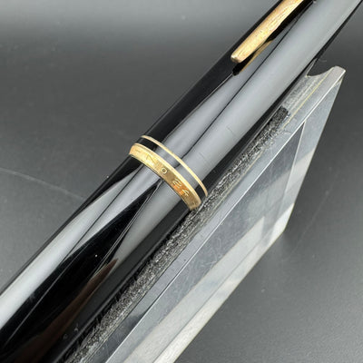 Montblanc No. 24 Black Resin Fountain Pen 14C Gold Extra Fine Nib Serviced