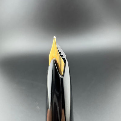 Montblanc No. 24 Black Resin Fountain Pen 14C Gold Extra Fine Nib Serviced