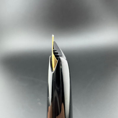 Montblanc No. 24 Black Resin Fountain Pen 14C Gold Extra Fine Nib Serviced