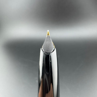 Montblanc No. 24 Black Resin Fountain Pen 14C Gold Extra Fine Nib Serviced
