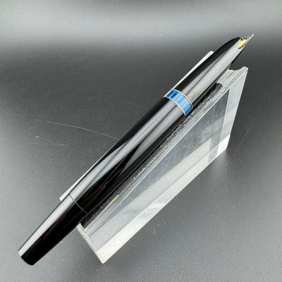 Montblanc No. 24 Black Resin Fountain Pen 14C Gold Extra Fine Nib Serviced