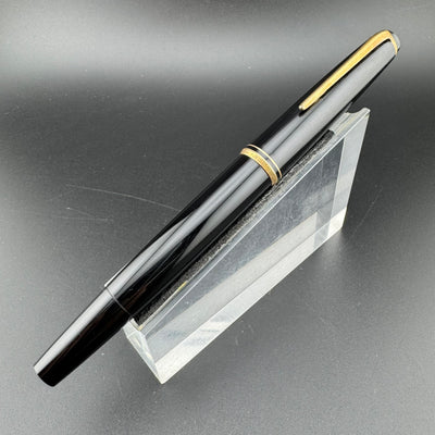 Montblanc No. 24 Black Resin Fountain Pen 14C Gold Extra Fine Nib Serviced