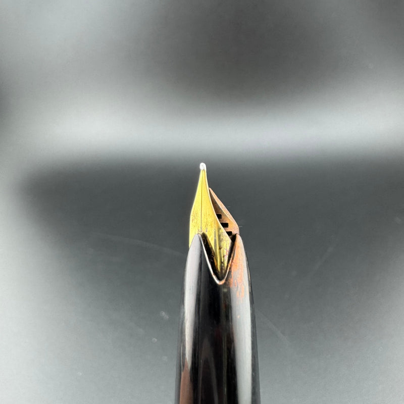 Montblanc Meisterstück No. 14 Fountain Pen 18C Gold Extra Fine Nib Cracked