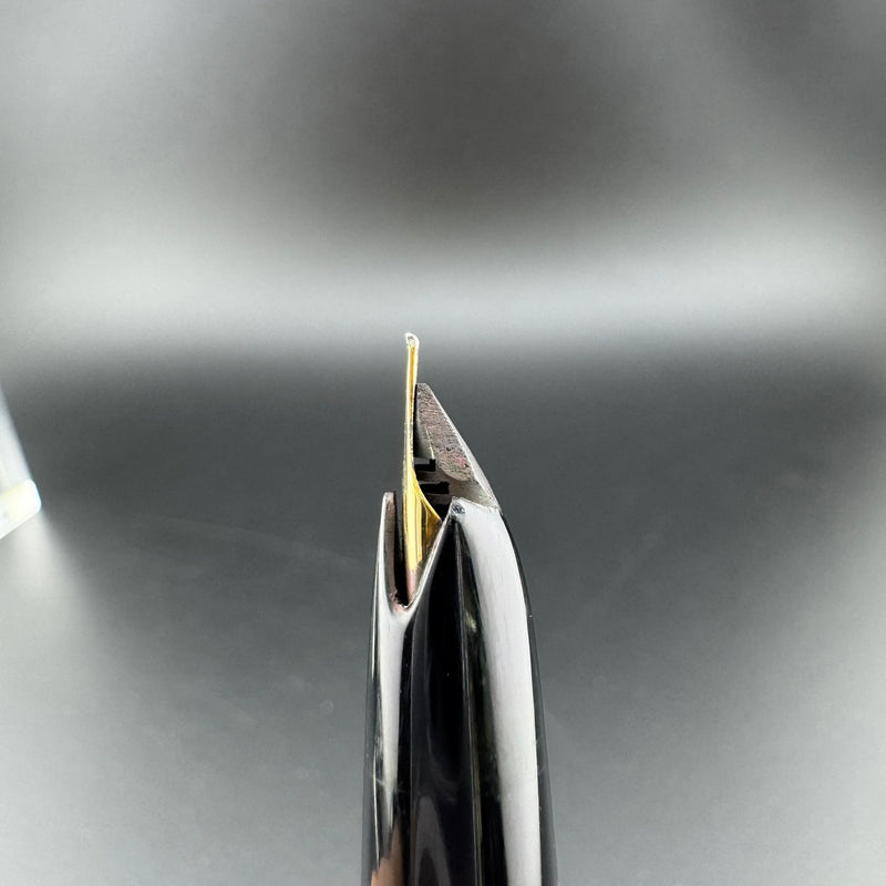 Montblanc No. 221 Black Resin Transitional Year Fountain Pen 14C Gold Fine Nib