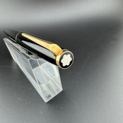 Montblanc No. 221 Black Resin Transitional Year Fountain Pen 14C Gold Fine Nib