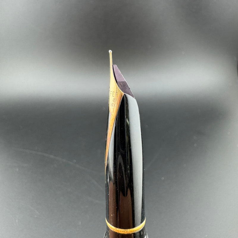 Sheaffer Targa Stainless Steel Fountain Pen 14K Gold Extra-Fine Nib