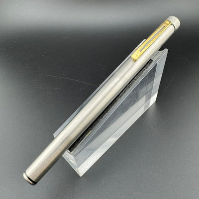 Sheaffer Targa Stainless Steel Fountain Pen 14K Gold Extra-Fine Nib