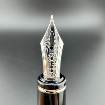 Pilot Grance Black Marble Fountain Pen 14K Gold Fine Nib