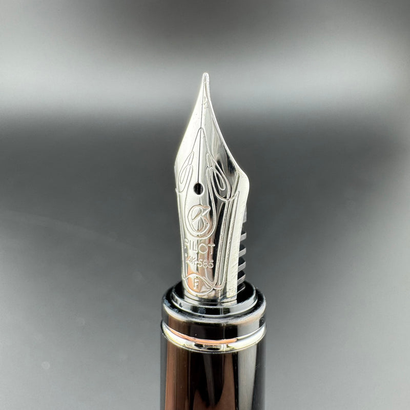 Pilot Grance Black Marble Fountain Pen 14K Gold Fine Nib
