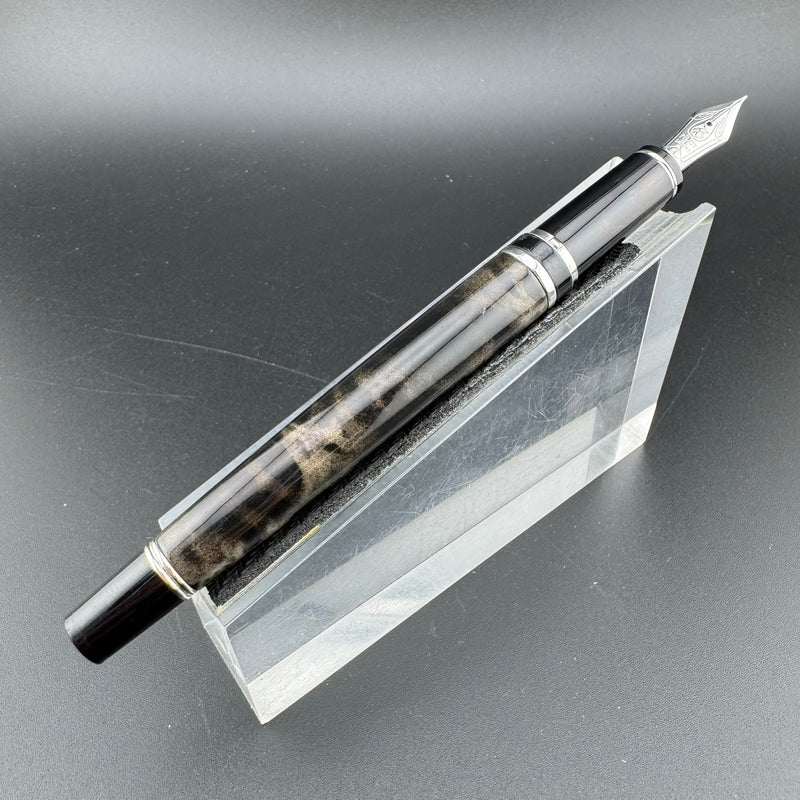 Pilot Grance Black Marble Fountain Pen 14K Gold Fine Nib