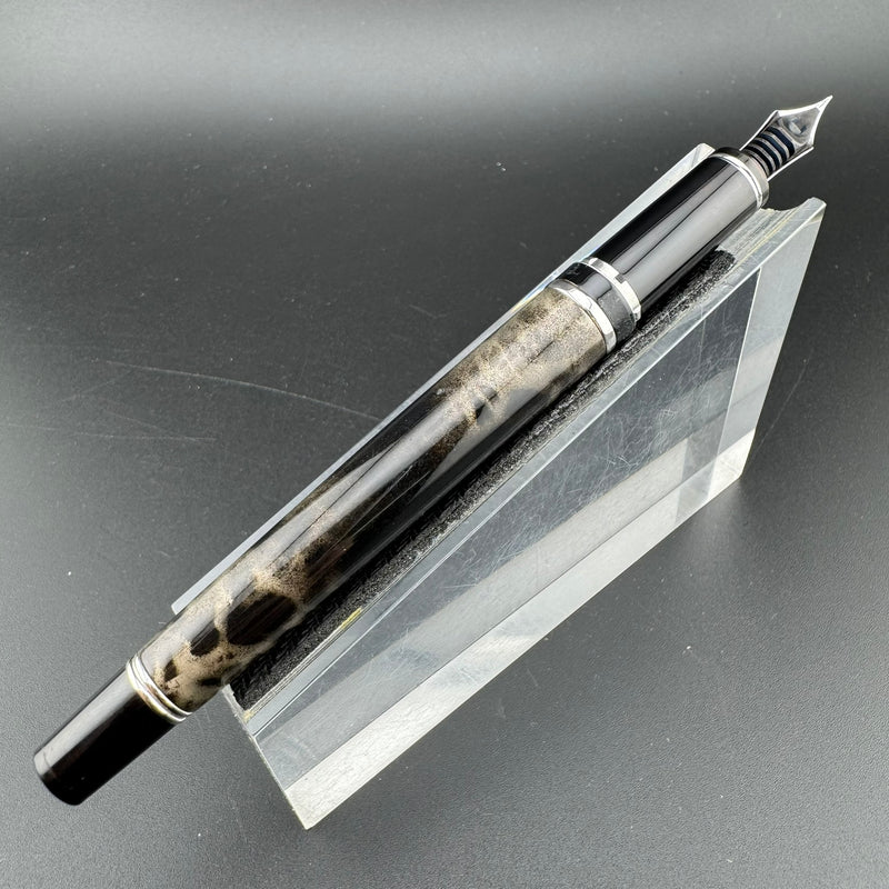 Pilot Grance Black Marble Fountain Pen 14K Gold Fine Nib