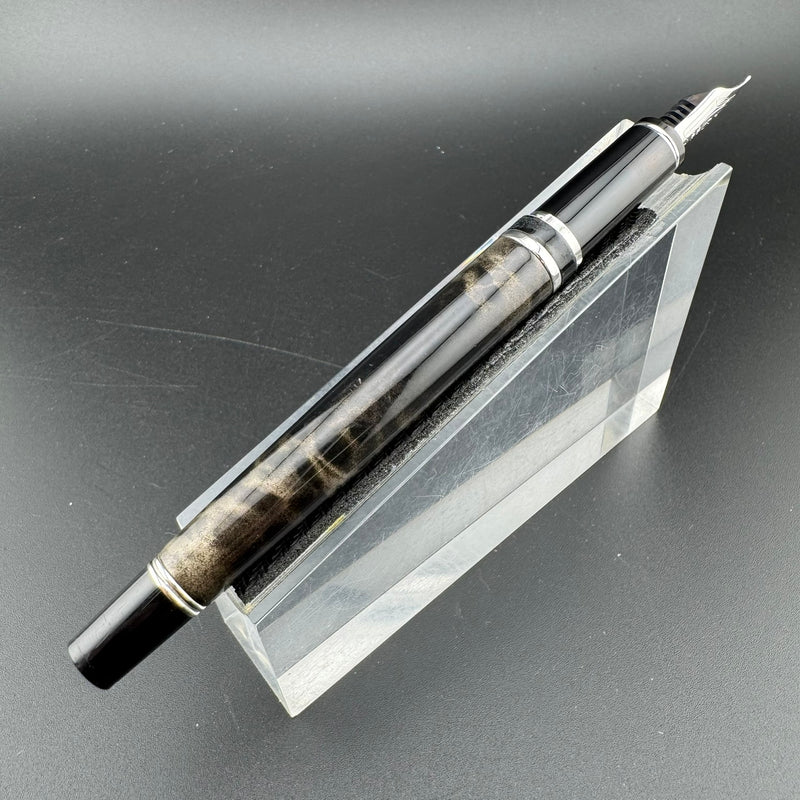 Pilot Grance Black Marble Fountain Pen 14K Gold Fine Nib