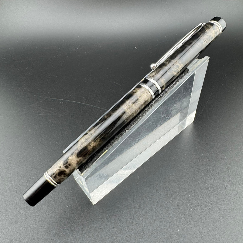 Pilot Grance Black Marble Fountain Pen 14K Gold Fine Nib