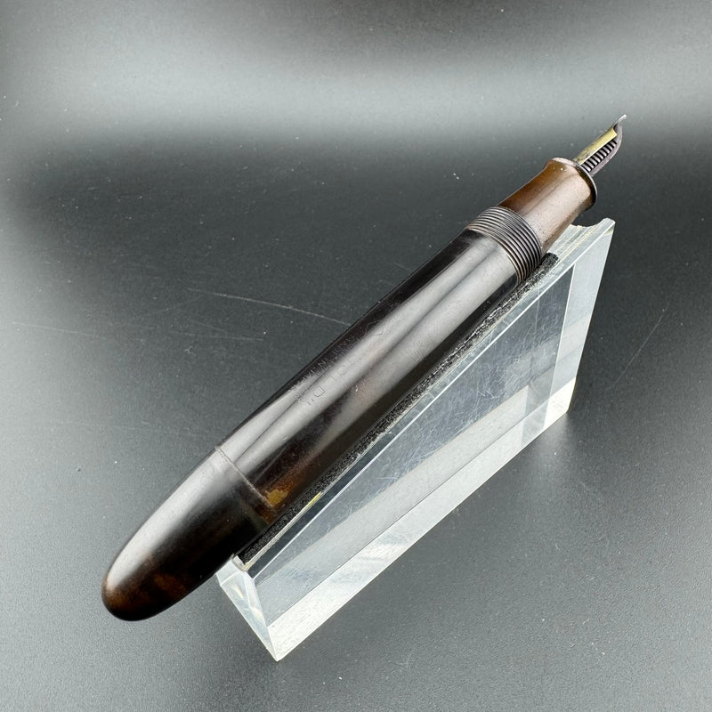 Warranted My Gold Ebonite Eyedropper Fountain Pen 14K Gold G.K. 50 Nib Unrestored