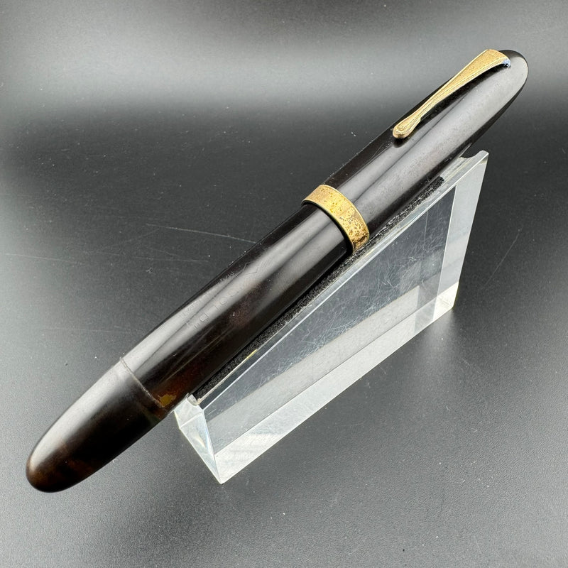 Warranted My Gold Ebonite Eyedropper Fountain Pen 14K Gold G.K. 50 Nib Unrestored