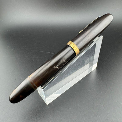 Warranted My Gold Ebonite Eyedropper Fountain Pen 14K Gold G.K. 50 Nib Unrestored
