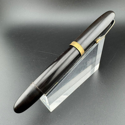 Warranted My Gold Ebonite Eyedropper Fountain Pen 14K Gold G.K. 50 Nib Unrestored