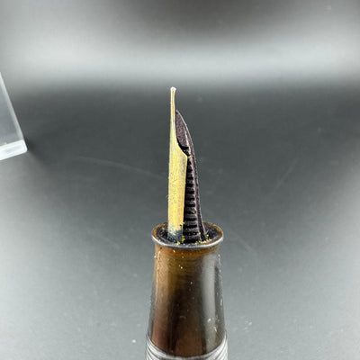 Steady Perfect Ebonite Lever-Filler Fountain Pen 14K Gold EF Nib Unrestored