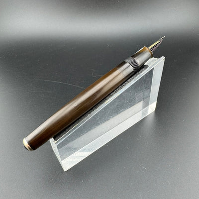 Steady Perfect Ebonite Lever-Filler Fountain Pen 14K Gold EF Nib Unrestored