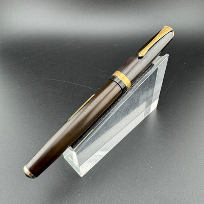 Steady Perfect Ebonite Lever-Filler Fountain Pen 14K Gold EF Nib Unrestored