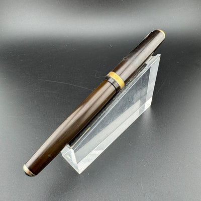 Steady Perfect Ebonite Lever-Filler Fountain Pen 14K Gold EF Nib Unrestored
