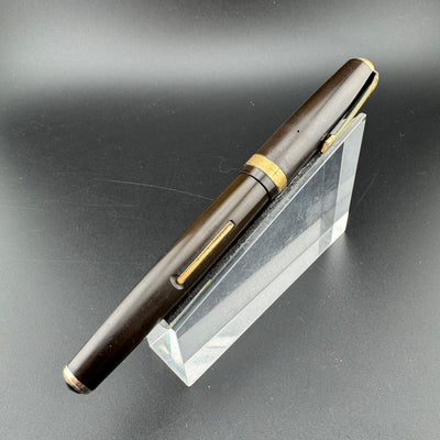 Steady Perfect Ebonite Lever-Filler Fountain Pen 14K Gold EF Nib Unrestored