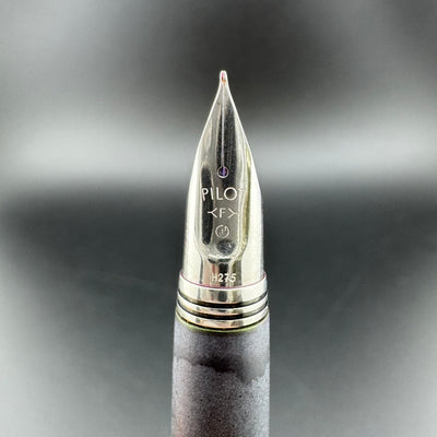 Pilot Matte Black Resin Pocket Fountain Pen Steel Fine Nib Feb 1975