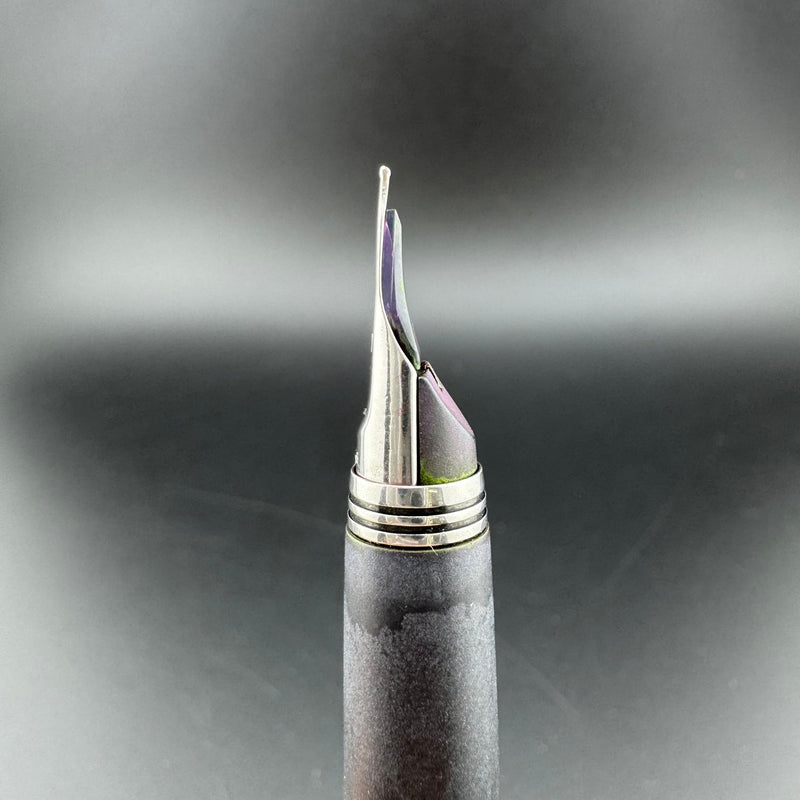 Pilot Matte Black Resin Pocket Fountain Pen Steel Fine Nib Feb 1975