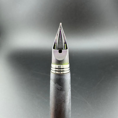 Pilot Matte Black Resin Pocket Fountain Pen Steel Fine Nib Feb 1975