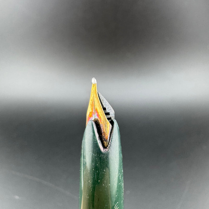 Montblanc No. 22 Green Fountain Pen For Parts or Repair