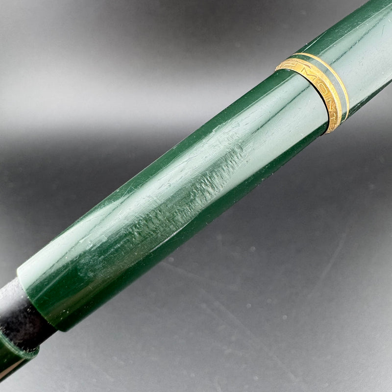 Montblanc No. 22 Green Fountain Pen For Parts or Repair
