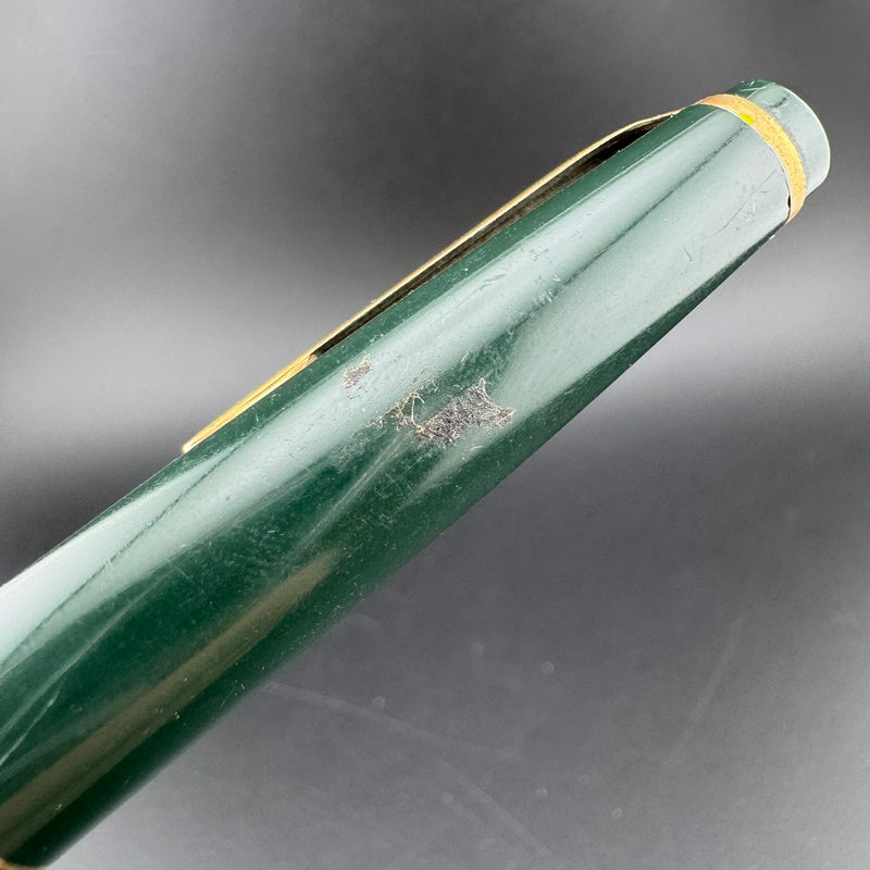 Montblanc No. 22 Green Fountain Pen For Parts or Repair