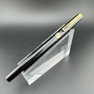 Sailor High Ace Black Lacquered Fountain Pen Medium F-4 Steel Nib